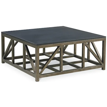 Tannin Cocktail Table w/ Granite Top